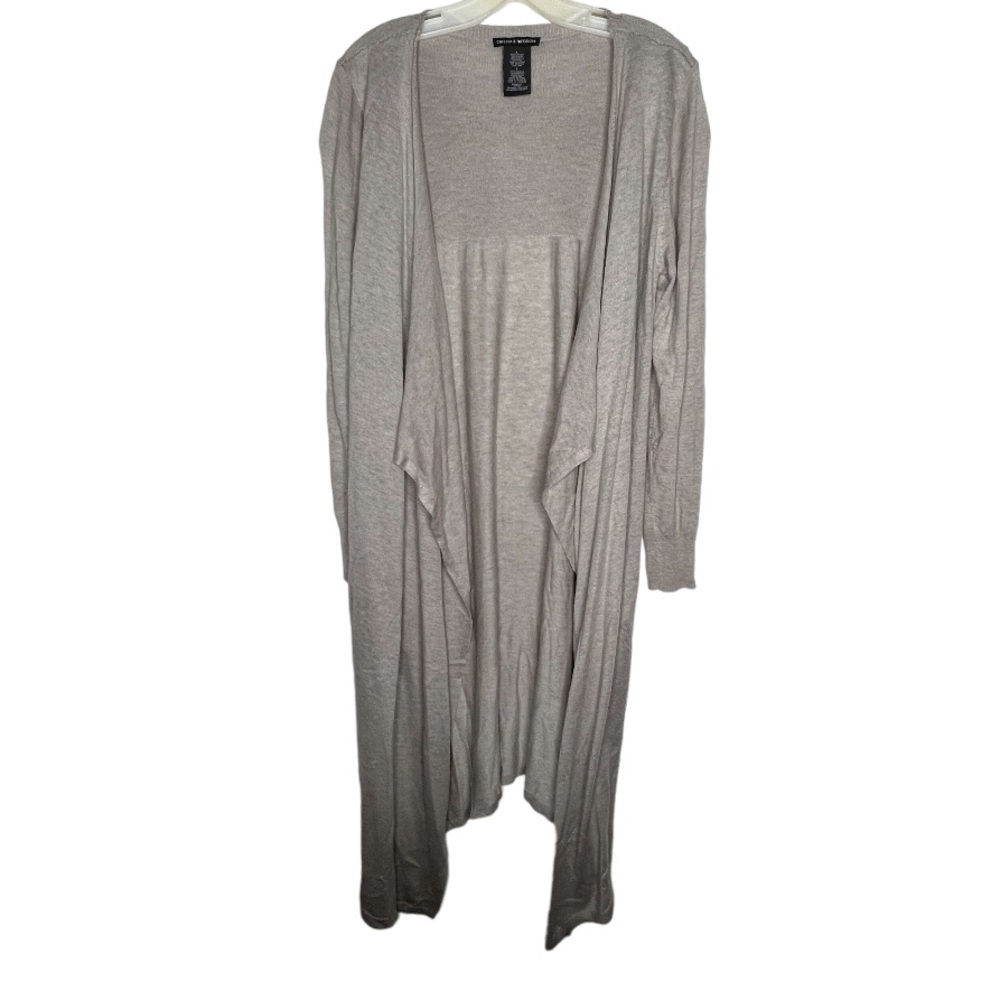 Chelsea & Theodore Maxi Cardigan Sweater with Pockets